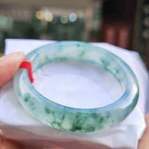 img_2030 ✨ 頂級放光玻璃種飄花正圈手鐲💚 天然緬甸玉A貨