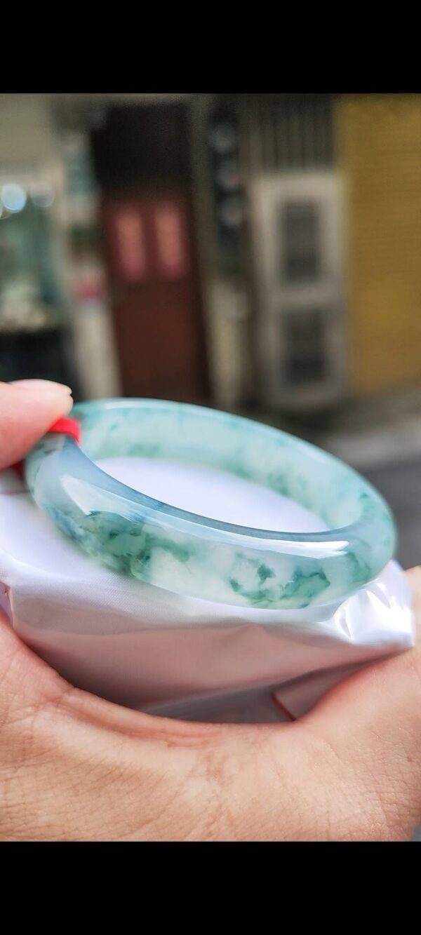 img_2040 ✨ 頂級放光玻璃種飄花正圈手鐲💚 天然緬甸玉A貨