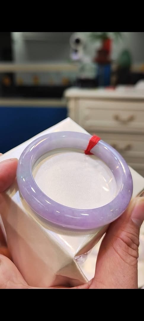 img_2056 🌸 濃豔紫羅蘭正圈手鐲|天然緬甸玉A貨 🌸