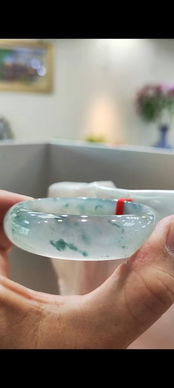 img_5481 ✨ 頂級木拿放光玻璃種飄花正圈手鐲💚 天然緬甸玉A貨