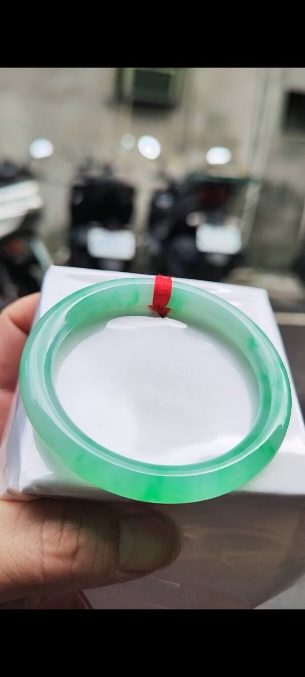 img_5573-3 ✨ 冰種飄陽綠正圈圓骨手鐲💚 天然緬甸玉A貨