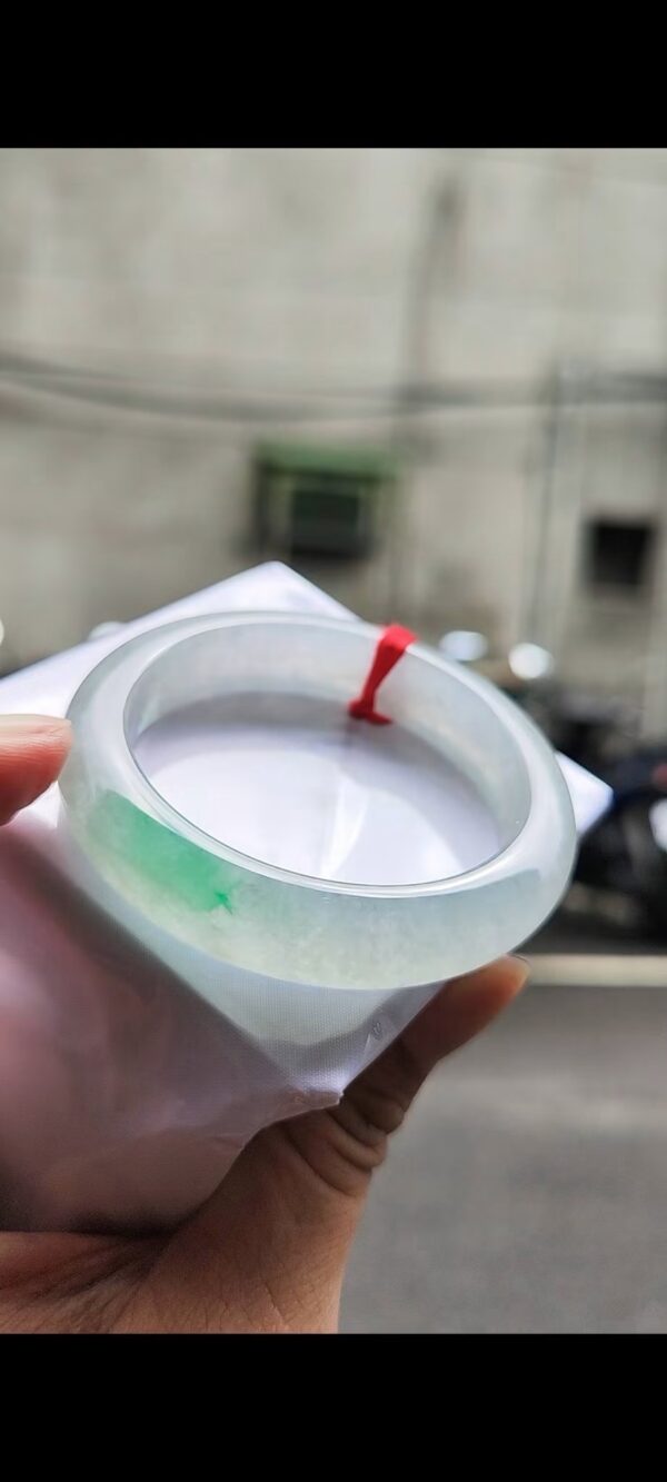 ✨ 冰波種飄陽綠正圈手鐲💚 天然緬甸玉A貨