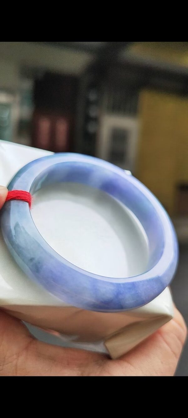 🌸 濃豔紫羅蘭手鐲｜天然緬甸玉A貨 🌸