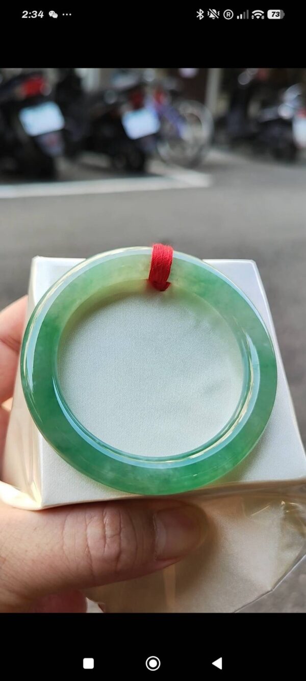 img_8400-2 ✨ 冰種滿綠圓骨正圈手鐲💚 天然緬甸玉A貨