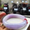 🌸 超寬版濃豔粉紫羅蘭手鐲｜天然緬甸玉A貨 🌸