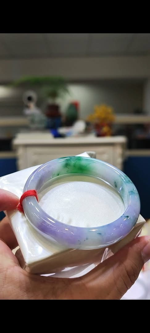 img_3367 🌸 濃豔紫羅蘭春彩手鐲|天然緬甸玉A貨 🌸