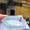 img_3381 ✨ 放光玻璃種飄綠花正圈手鐲 💚 天然緬甸玉A貨