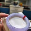 🌸 冰透濃豔紫羅蘭春彩手鐲｜天然緬甸玉A貨 🌸