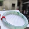 冰飄花正圈手鐲｜天然緬甸玉A貨