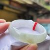🌸 冰種飄蜜黃寬版正圈手鐲｜天然緬甸玉A貨 🌸
