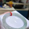 ✨放光玻璃種圓骨正圈手鐲💚 天然緬甸玉A貨