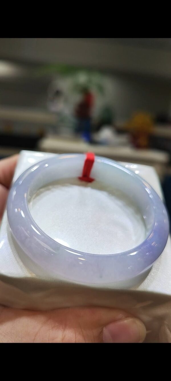 🌸 冰種紫羅蘭手鐲｜天然緬甸玉A貨 🌸