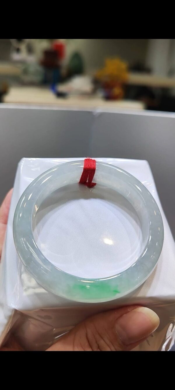 ✨ 冰種 飄陽綠正圈手鐲💚 天然緬甸玉A貨