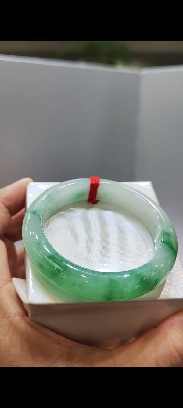 ✨ 冰種 飄陽綠正圈手鐲💚 天然緬甸玉A貨