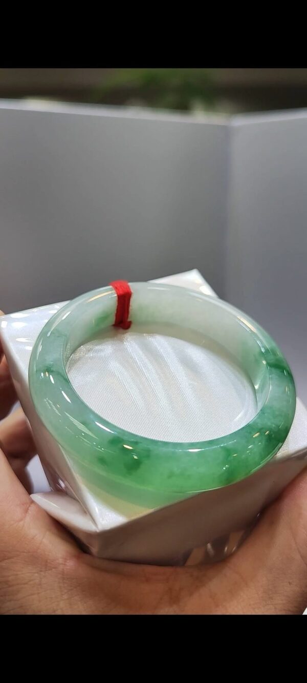 ✨ 冰種 飄陽綠正圈手鐲💚 天然緬甸玉A貨
