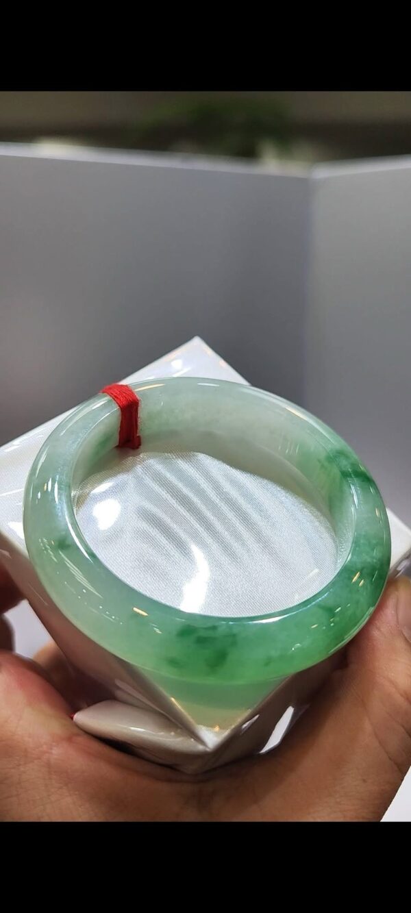 ✨ 冰種 飄陽綠正圈手鐲💚 天然緬甸玉A貨