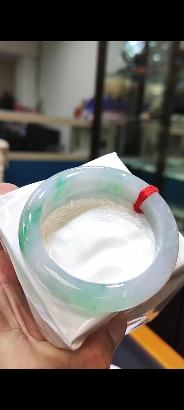 img_8755-2 ✨ 冰透芙蓉種飄綠厚庄正圈手鐲💚 天然緬甸玉A貨