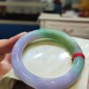 img_8761-2 ✨ 紫羅蘭三彩正圈手鐲💚 天然緬甸玉A貨