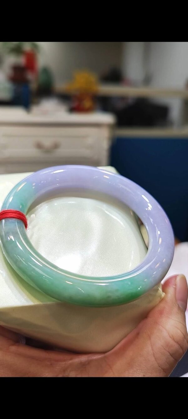 img_8766-2 ✨ 紫羅蘭三彩正圈手鐲💚 天然緬甸玉A貨