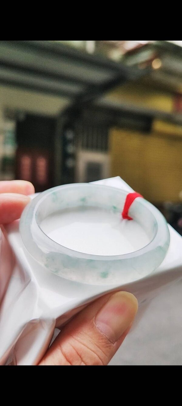 img_9293-3 ✨放光玻璃種飄花正圈手鐲💚 天然緬甸玉A貨