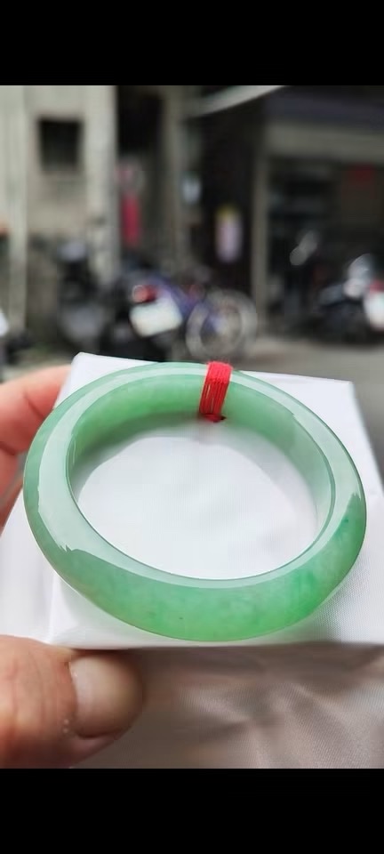 ✨ 滿綠正圈手鐲💚 天然緬甸玉A貨