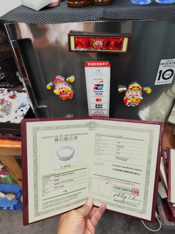 img_9380-2 ✨放光玻璃種白月光正圈手鐲💚 天然緬甸玉A貨